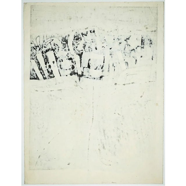 1960s Shinichi Takahashi Japanese Modern Woodblock For Sale - Image 5 of 6