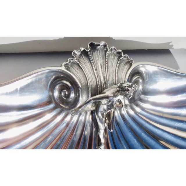 Italian 800 Silver Centerbowl Circa 1930s For Sale - Image 10 of 12