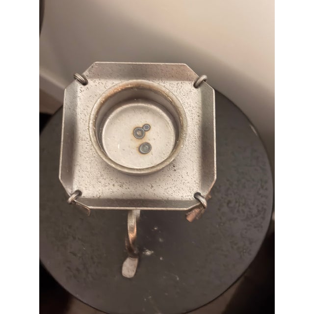 Late 20th Century Swedish Sculptural Wrought Iron Tealight Holder by Eric Dalmas for Dala Industri For Sale - Image 5 of 8