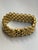 Mid-Century Modern Vintage 5 Row Panther Link Bracelet 1940’s Swiss Plaque For Sale - Image 3 of 6