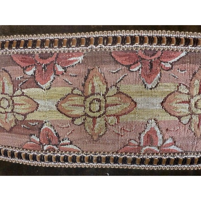 19th C. French Tapestry Pillow For Sale - Image 9 of 9