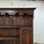 Mid 20th Century Mid 20th Century English Oak Paneled 5 Door & 3 Drawer Dresser and Rack With Shaped Frieze For Sale - Image 5 of 18