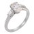 Mid Century Gia 1.52 Carat Old Mine Cut Diamond Platinum Engagement Ring, Size 6.25 For Sale