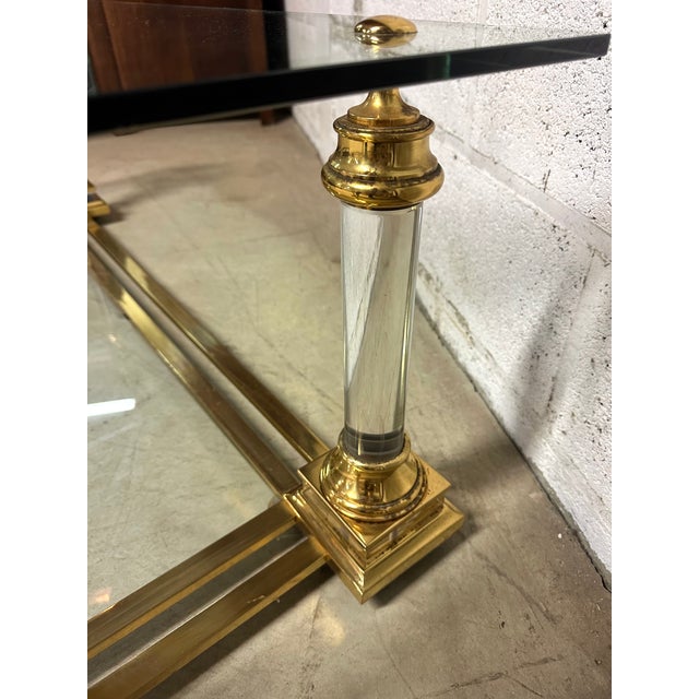 Metal Hollywood Regency Coffee Table, 1980s For Sale - Image 7 of 13