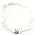 Metal 1980s Tiffany & Co. Angela Cummings Yellow Gold Mother of Pearl Malachite Inlaid Necklace For Sale - Image 7 of 15