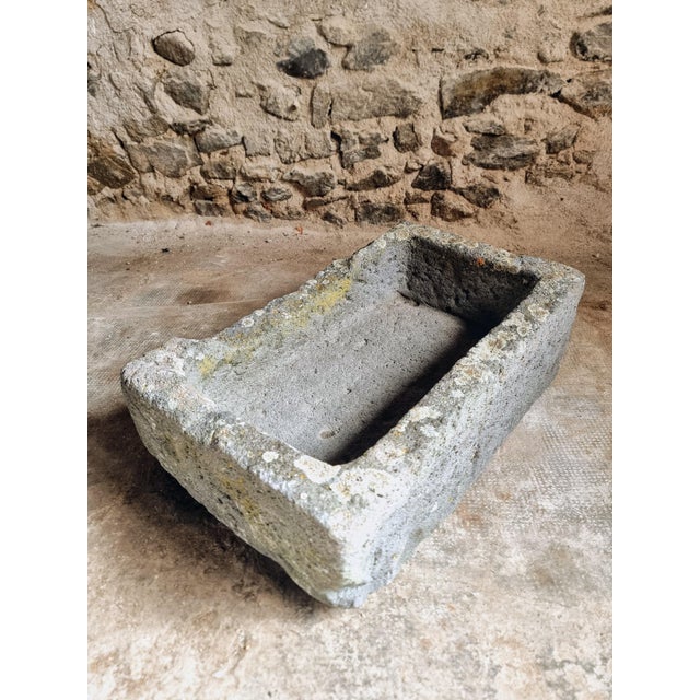 Antique French Volcanic Stone Trough, 18th Century For Sale - Image 6 of 13