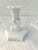Victorian Mid-Century Milk Glass Koi Fish Candleholders, a Pair For Sale - Image 3 of 5