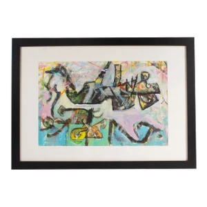 Abstract Mixed Media Painting by James L. Bruch