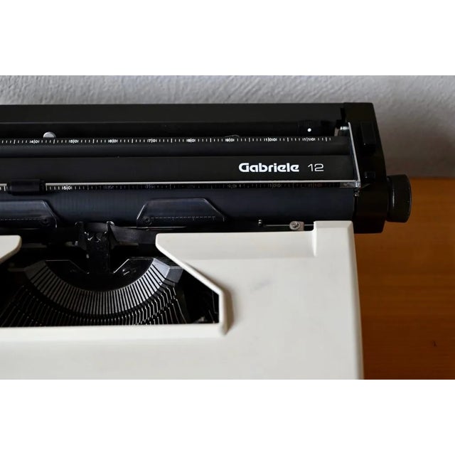 Metal Vintage Gabriele 12 Typewriter from Triumph Adler, 1970s For Sale - Image 7 of 10