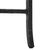 Early 21st Century Tauri Metal Square Accent Table in Black with Glass Top For Sale - Image 5 of 7