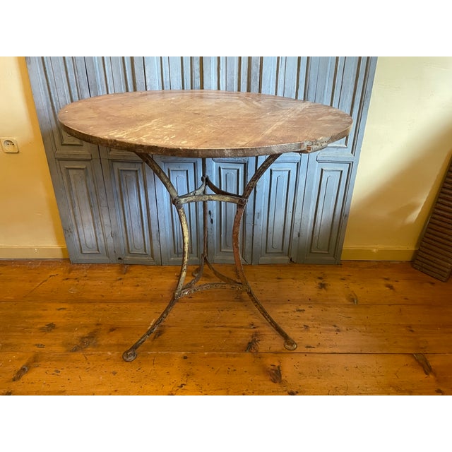 Bistro Table Side Table French, 1890s For Sale - Image 12 of 15