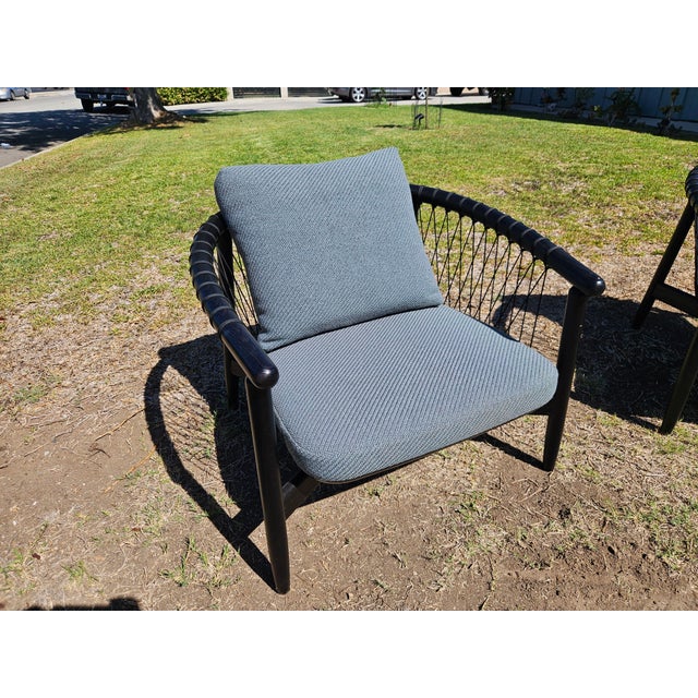 2010s A Pair of Herman Miller / Geiger Crosshatch Lounge Chair by Eoos For Sale - Image 5 of 16