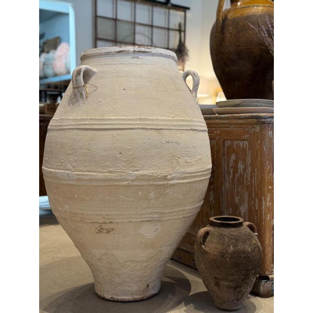 French Grand Estate Antique Greek Pithari Jar – 19th Century For Sale - Image 3 of 5