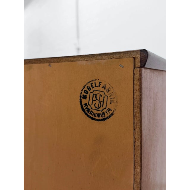 Brown Teak Chest of Drawers from Kværndrup Furniture Factory, 1960s For Sale - Image 8 of 18