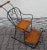 German Child's Carriage Seat with Wrought Iron Frame, Spruce Wood Handle and Spruce Wood Panels, 1900s For Sale - Image 5 of 8