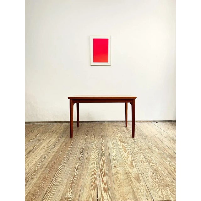 Mid-Century Modern Mid-Century Danish Modern Teak Extendable Dining Table by Grete Jalk for Glostrup, 1960s For Sale - Image 3 of 16