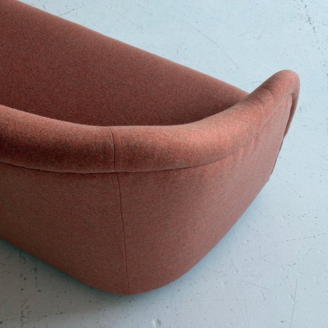 1970s Tight Back Sofa Attributed to Ward Bennett for Brickel Associates For Sale - Image 10 of 10