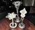 1950s Vintage Blown Glass Candlesticks, 1950s, Set of 3 For Sale - Image 5 of 12