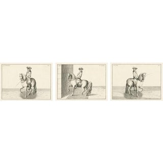 Baron dEisenberg, Le Courageux, Le Gentil, and Le Loyal, 1727, Engravings, Set of 3 For Sale