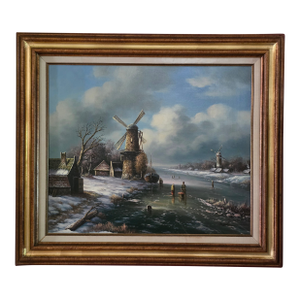 Late 20th Century Dutch Landscape Painting