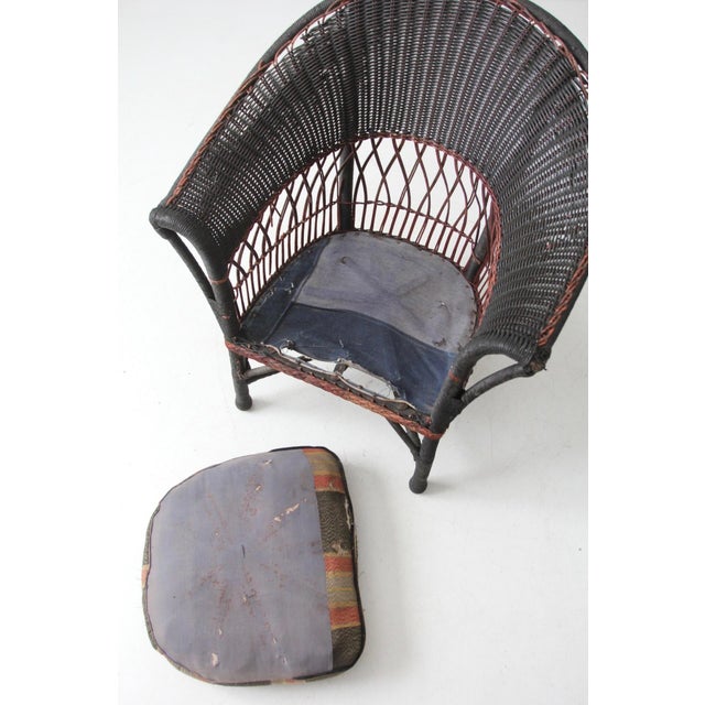 Early 20th Century American Wicker Sofa and Chair Set For Sale - Image 18 of 18