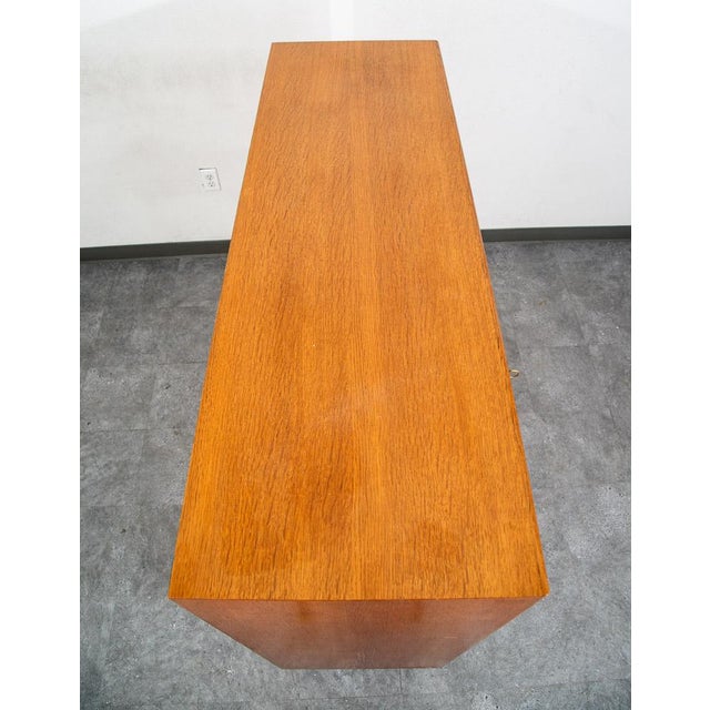 Mid-Century Modern Mid Century Danish Modern Credenza Sideboard 4 Drawers Teak Oak MCM Denmark MCM For Sale - Image 3 of 12