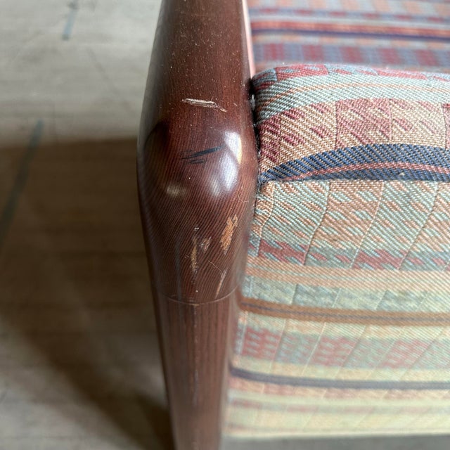 Blue 1980s David Edward Company Club Chair For Sale - Image 8 of 11