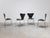 Vintage Black Series 7 Chairs by Arne Jacobsen for Fritz Hansen, 1955, Set of 4 For Sale - Image 11 of 18