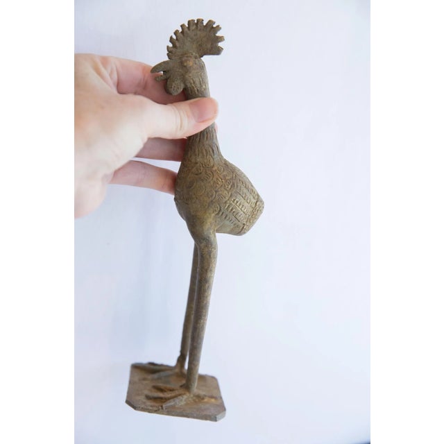 Metal Vintage African Bird Casting For Sale - Image 7 of 8