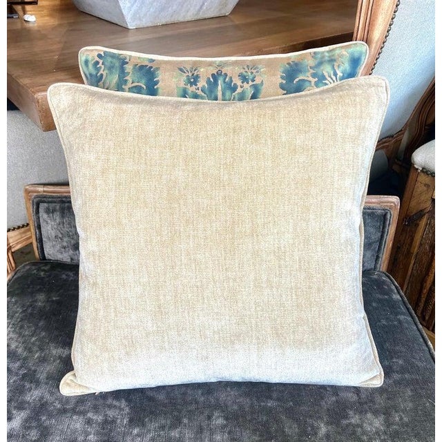 Renaissance Pillows by Mariano Fortuny, Italian Design, 1940s For Sale In Los Angeles - Image 6 of 6