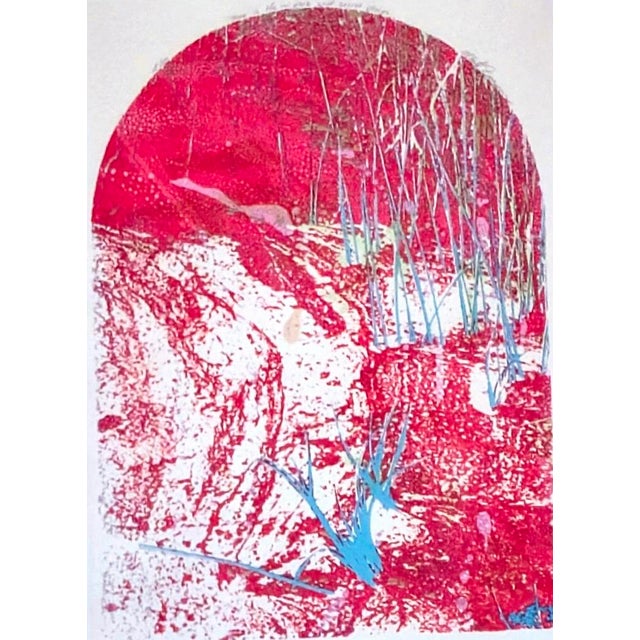 An original hand-signed and numbered limited edition serigraph by American artist Albert Sarvey, featuring a striking...