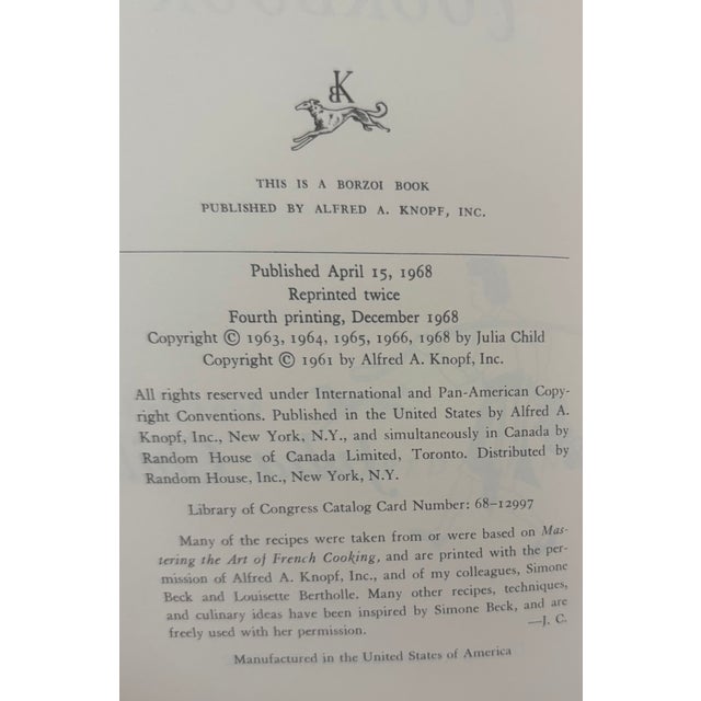 The French Chef Cookbook by Julia Child, First Edition For Sale - Image 9 of 10