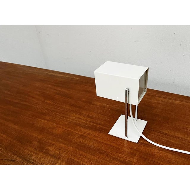 Mid-Century Modern Mid-Century Minimalist German Cube Table Lamp from Kaiser Idell Leuchten, 1960s For Sale - Image 3 of 18