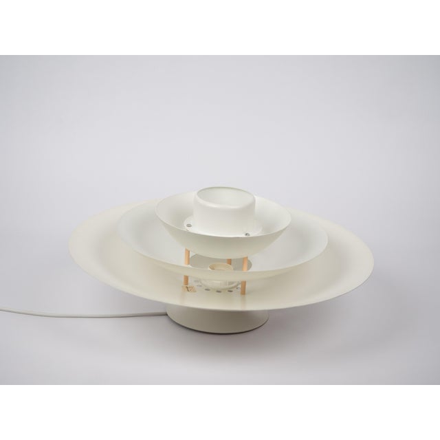 White Vintage Danish Lamp from Form-Light, 1980s For Sale - Image 8 of 11