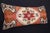 Red Decorative Turkish Oushak Rug Pillow – Vintage Lumbar Textile Cushion -19'' X 31'' For Sale - Image 8 of 13