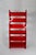Vintage Jeep Modular Red Plastic Shelving Unit by De Pas, Durbino & Lomazzi for Bonacina, Italy, 1970s, Set of 6, in Good...