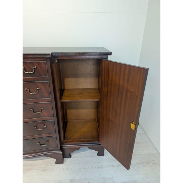 Antique English-Style Mahogany Chest of Drawers, 1900s For Sale - Image 12 of 13