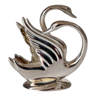 French Desk Letter Holder with Swans For Sale