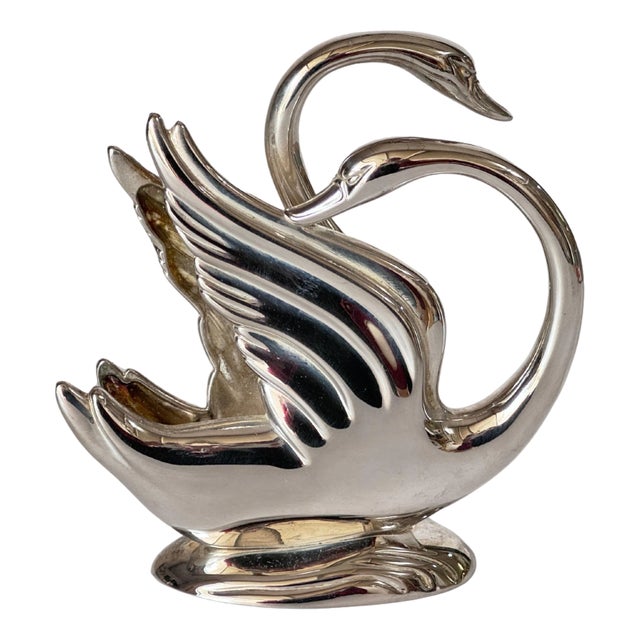 French Desk Letter Holder with Swans For Sale