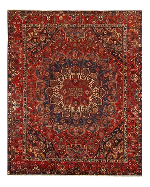 Persian Semi Antique Bakhtiari Hand-Knotted 10'8'' X 12'11''