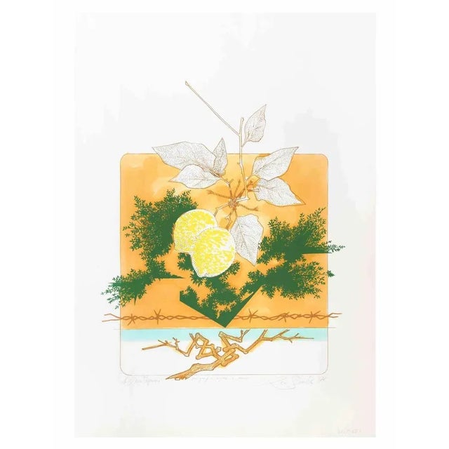 Still Life is an artwork realized in 1976 by the Italian Contemporary artist Leo Guida (1992 - 2017). Original screen...