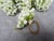 White White Green Floral Napkin Ring - Set of 10 For Sale - Image 8 of 16