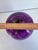 Glass Hand Blown Oversized Glass Plum For Sale - Image 7 of 8