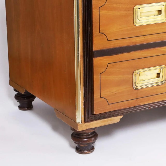 Campaign Style Desk or Credenza For Sale - Image 9 of 11