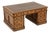 Large Antique English Oak Partners Desk, 1800s For Sale
