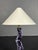 Postmodern French Zig Zag Faux Marble Table Lamp, 1980s For Sale - Image 6 of 12