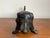Metal Large Vintage Cast Iron Dachshund Boot Scraper For Sale - Image 7 of 13