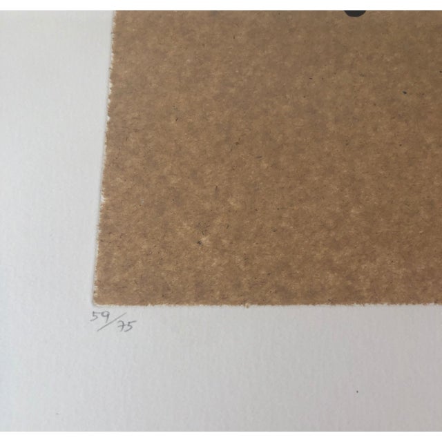 Early 20th Century Antoni Tàpies, Antoni Tapies Post Modern Abstract Expressionist Aquatint For Sale - Image 5 of 9