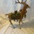 Wood 1990s Fitz and Floyd Holiday Pine Standing Reindeer Candle Holder Retired For Sale - Image 7 of 11