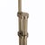 Mid-Century Modern 1980s 92" Morelli Mid Century Modern Tambo Floor Lamp - Weathered Brass, Mustard Shade, Dimmable, Living Room Lighting For Sale - Image 3 of 9